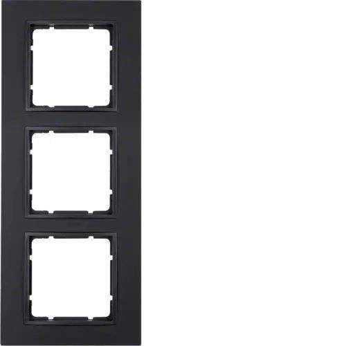 Berker 10136626 Rahmen 3fach B.7 anthrazit, matt Mesch Shop Berker 10136626 Rahmen 3fach B.7 anthrazit, matt Mesch Shop